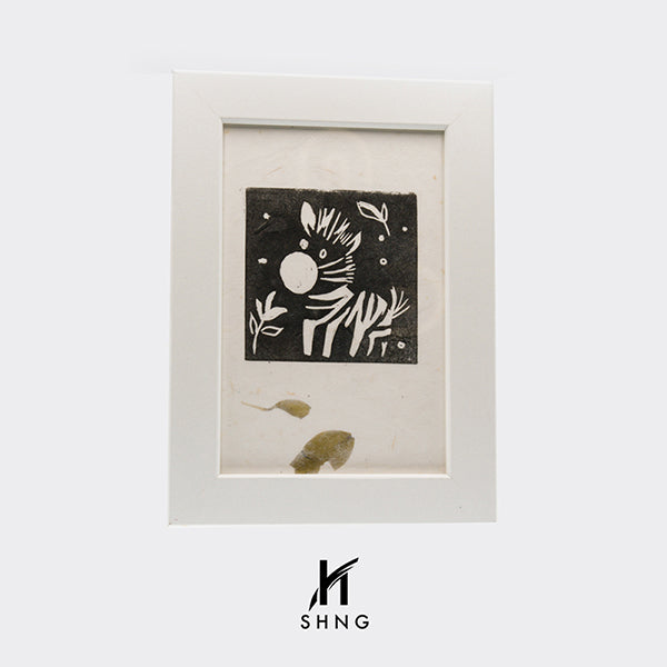 Zebra 03 (Tea Leaf Rice Paper)